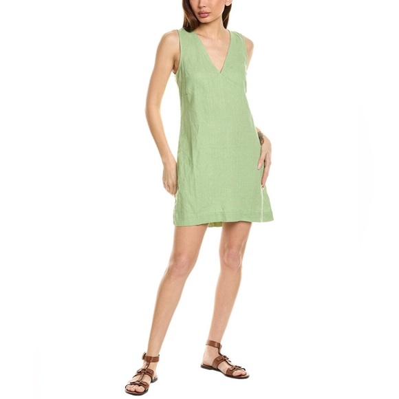 Madewell Dresses & Skirts - Madewell Ariana Linen Minidress Green XS